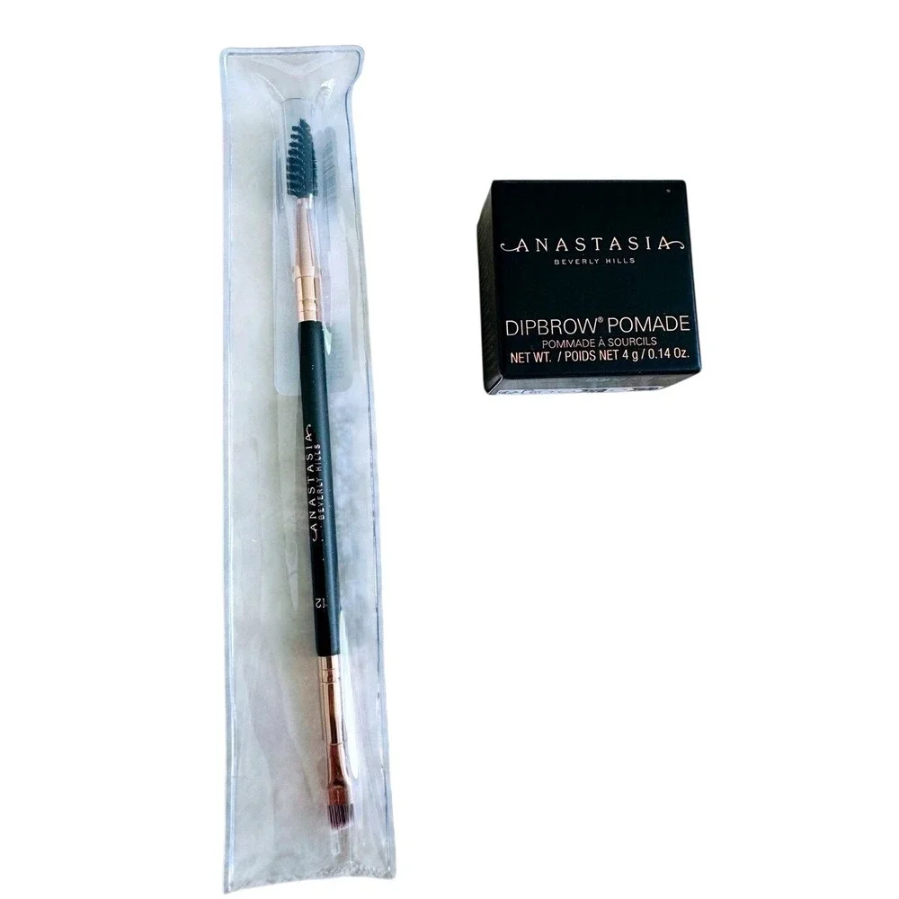 Anastasia Beverly Hills Dipbrow Pomade (Medium Brown) and 12 Dual-Ended Brush‎